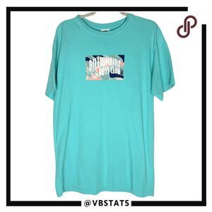 Billionaires Boys Club Men's BB Camo Box Logo Short Sleeve T-Shirt Blue Size XL